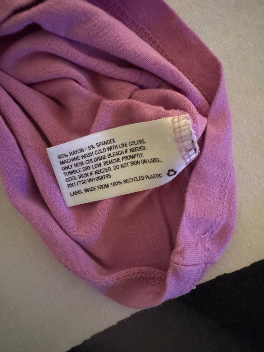 Pink Spaghetti Strap Cami Tank Top Soft Basic Layering Tee Sz M - Picture 4 of 4